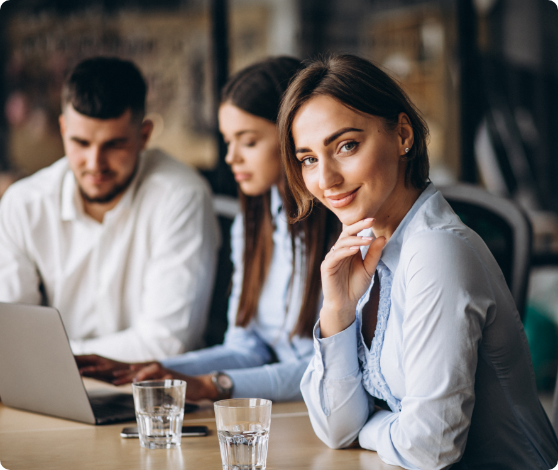 Business meeting woman